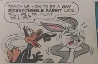 duck_twacy's tweet photo. Everyone's rightfully posting the "gay sophisticate" Daffy comic panel, but I personally think this one takes the cake https://t.co/1yk3auGfeG
