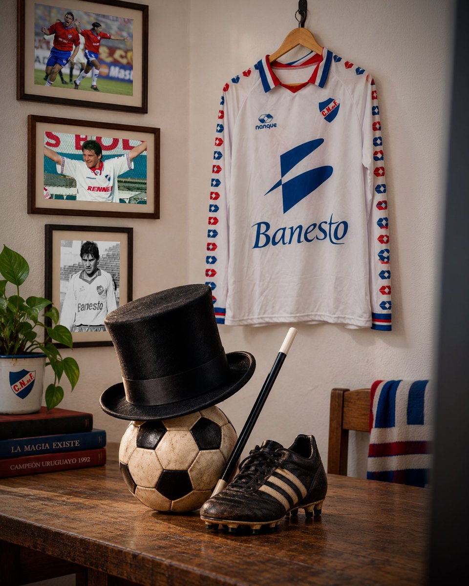 Nacional's tweet photo. En el día de su nacimiento, recordamos al “Mago” Fabián O’Neill 🤍🪄 https://t.co/D0gwjZdhtk