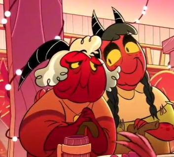 bosscheetos1225's tweet photo. /helluva boss spoilers

old lesbians :( https://t.co/yVMYRMze6w