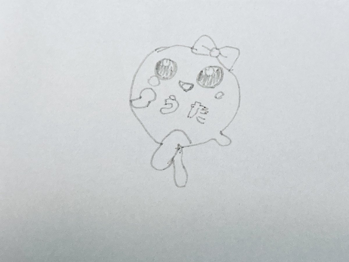yuka_blooming's tweet photo. 仲良しのLシンガーさん、うたちゃん @uta640125 のアイコンから生まれたキャラクター、うたころんちゃんを描いたよ✒️ https://t.co/Y8LryXPffF