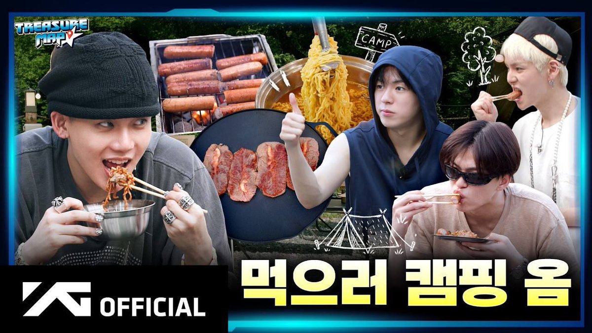 treasureofcpy's tweet photo. [#TREASURE MAP EP.91 ]🏕️ Did I come alone? No way, we all came to play together 🎶 Treasure Ching Camp

▶️ https://t.co/qtLdUWO9x2

#트레저 #TREASUREMAP #트레저맵 #EP_91
#HEALING_CAMPING #힐링캠핑 #YG #카고컨테이너 https://t.co/NHj4ss3oly