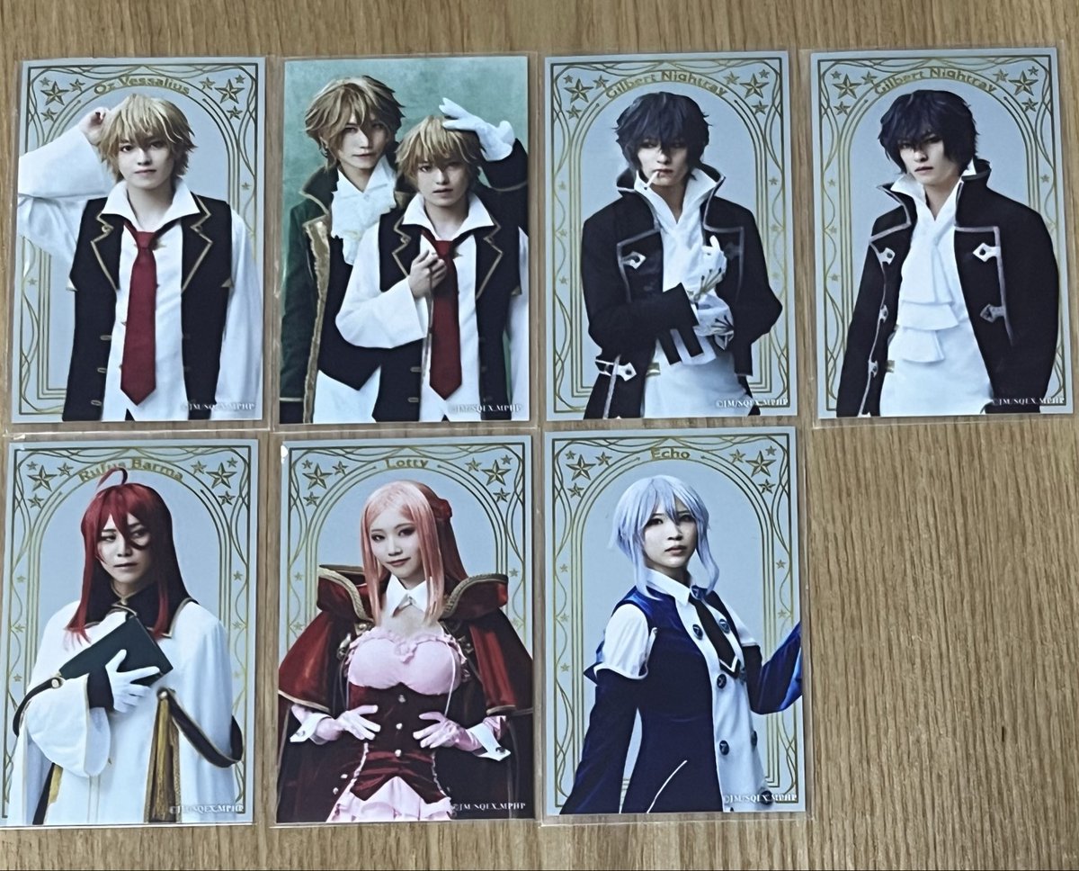 one_e1111's tweet photo. 【交換・譲渡】 パンドラハーツ パンミュ 舞台 ミュージカル ランダムフォトカ

求→❤️‍🔥＞🩵各1、または定価＋送料

譲→オズ オズ＆ジャック ギル バルマ ロッティ エコー

譲渡の場合エコーを含む方、別ポストのアクスタを含む方を優先します。
郵送でのお取引希望です。
よろしくお願いいたします。 https://t.co/qC3sWSPj6S