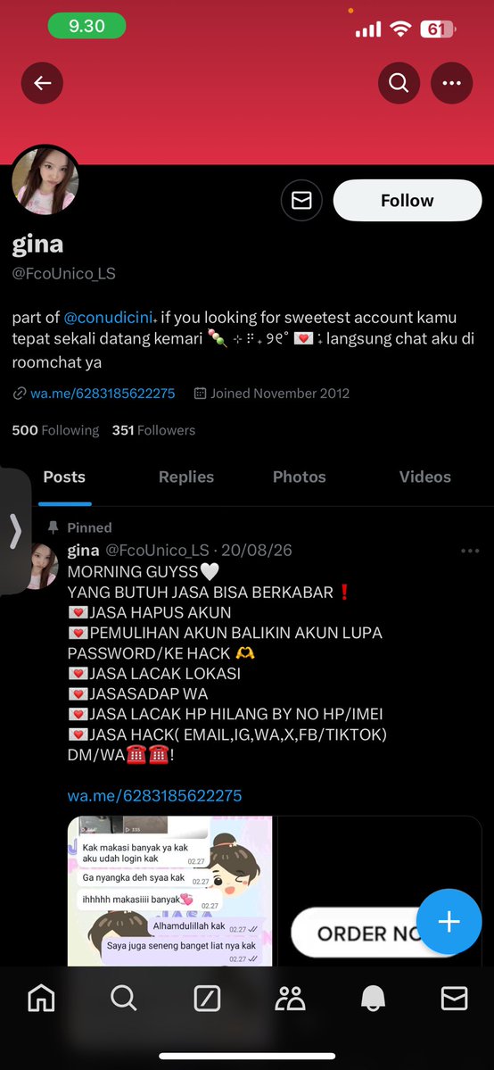 cookiesncyream's tweet photo. ⛔️❗️BEWARE SCAMMERS, SCAM, NIPU PENIPU, TUKANG BOONK, MALING❗️⛔️ 
@sopmething
@kihhue 
@FcoUnico_LS
@xclisei
@conudicini 

Ni akun gw track emg satu komplotan jir. Entah satu manusia ngelola banyak akun, atau emg komplotan penipu, scam, scammers. Tiati guys. #zonauang #zonaBU https://t.co/kc4FSpyrGK