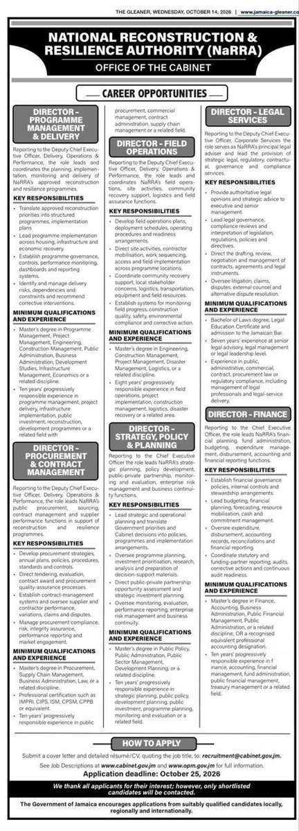tallawah's tweet photo. Every single staff employed to NaRRA should have been seconded from Ministries and Agencies with consultants for additional technical support.

How much more will this cost us? https://t.co/zl6hEgSuvB