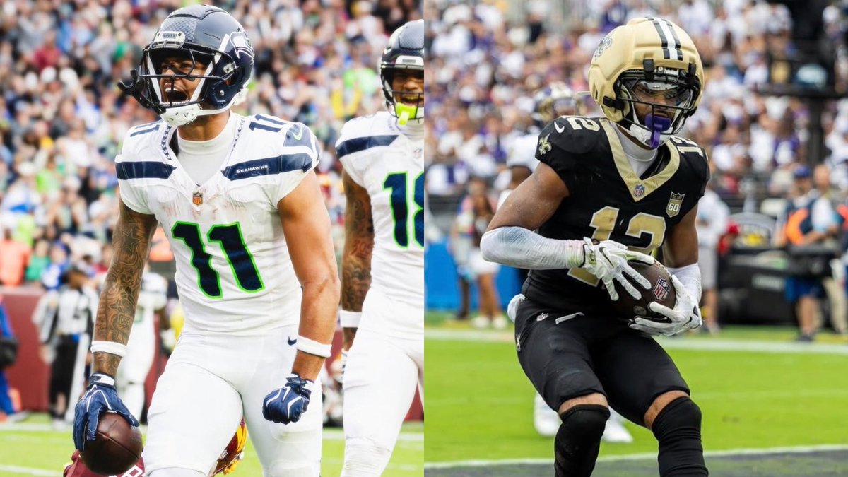 BuckeyesOnly's tweet photo. Through the first 5 weeks of the NFL season, the top 2 receivers in receiving yards are both former Buckeyes: Jaxon Smith-Njigba and Chris Olave

WRU😮‍💨 https://t.co/Bvfx87MrZb