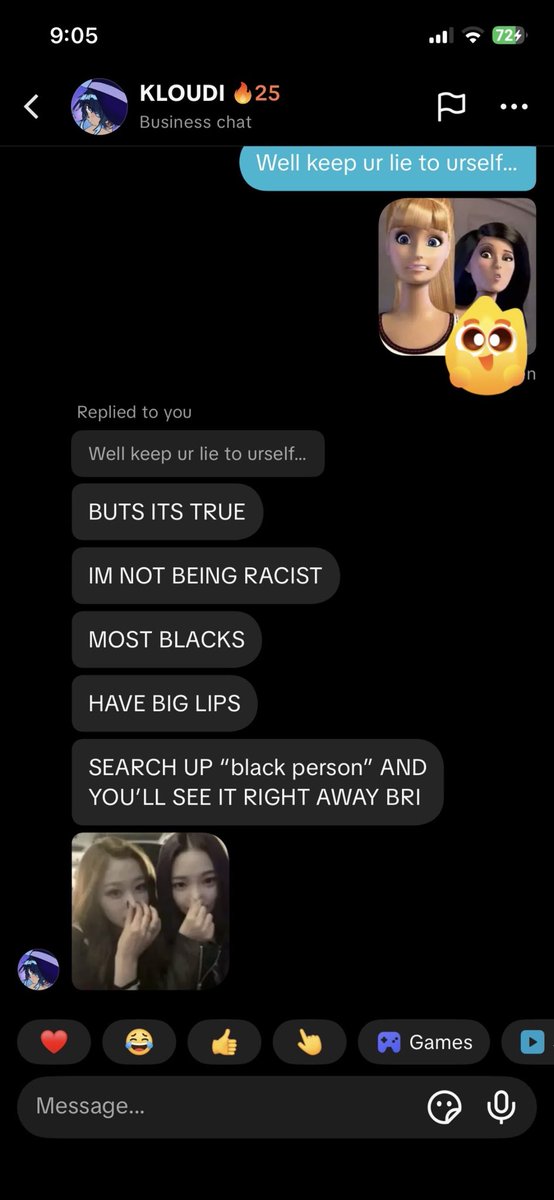 niktarace69's tweet photo. 1. He is a racist mess to nobody’s surprise. He enjoys making fun of people’s accent and where they are from . He face revealed on tiktok showing he was 101% white so i don’t understand why and how people are defending him for saying the c word against asians and the n word. https://t.co/J77nD6Uz03