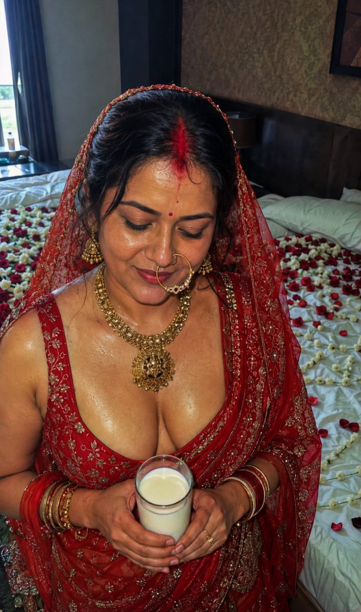 Curvy_pooja's tweet photo. Shaadi ka getup pehen ke aayi hoon, lekin mood pure r.andi ka hai.
L.und dekhte hi muh mein le lungi, thook se geela karke, phir c.hut mein zor se. Har style bigad jayega, lipstick fail jayegi, jewellery bikhar jayegi… Par main rukungi nahi jab tak tu andar nahi jhadta." https://t.co/QMuGKA3gba