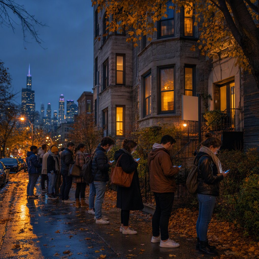 NextGenFusionAI's tweet photo. Chicago: about 17 renters per vacant apartment (RentCafe 2026 peak-season report, via CRE Daily / NY Post).

That's 17 people texting "still available?" Here's a short playbook for keeping up:
https://t.co/570yKr0snw

Book a free Sarah AI demo: https://t.co/izKWFwNzkU https://t.co/x0j65YWRMP