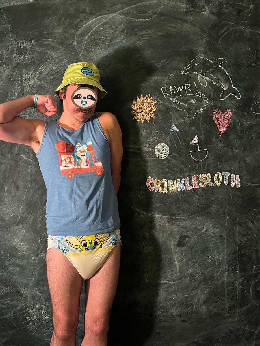 Crinklesloth's tweet photo. Daddy's big strong soggy boy ๐ช
Shout out to anyone who knows where my hat is from ๐
#diaperboy #dlboy #diaperlover #abdl #adultbaby #littlespace #abdllifestyle #abdlcommunity https://t.co/lXlTYr7Mkd
