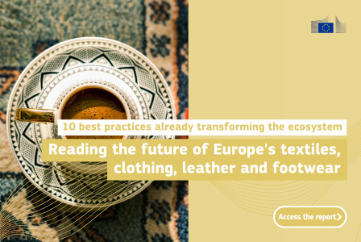EU_EISMEA's tweet photo. From jeans you lease instead of buying, to leather scraps turned into plant fertiliser - the latest #EUTextiles Best Practices Report is packed with proof that sustainable TCLF industry isn't a dream, it's already happening.

Check the report: https://t.co/OWxDXwPyeN

@EU_Growth https://t.co/g9uaRUOdHR