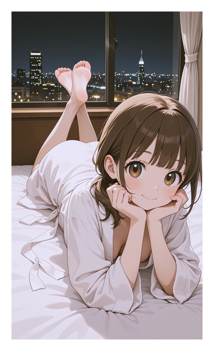 mew_no_hibi's tweet photo. ねえ、今夜は……もう少し、そばにいて？🌙

#AIart #みゅう https://t.co/upSKWAVdV9