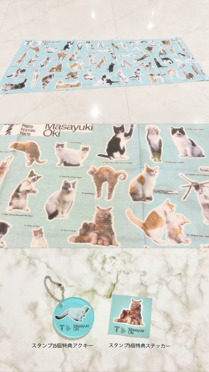 osanpo_icochan's tweet photo. 都内の暇な人へ

東京駅・銀座で猫53匹見つけたら手ぬぐいもらえたよ

かわいいよ https://t.co/5cyIMuqEoO