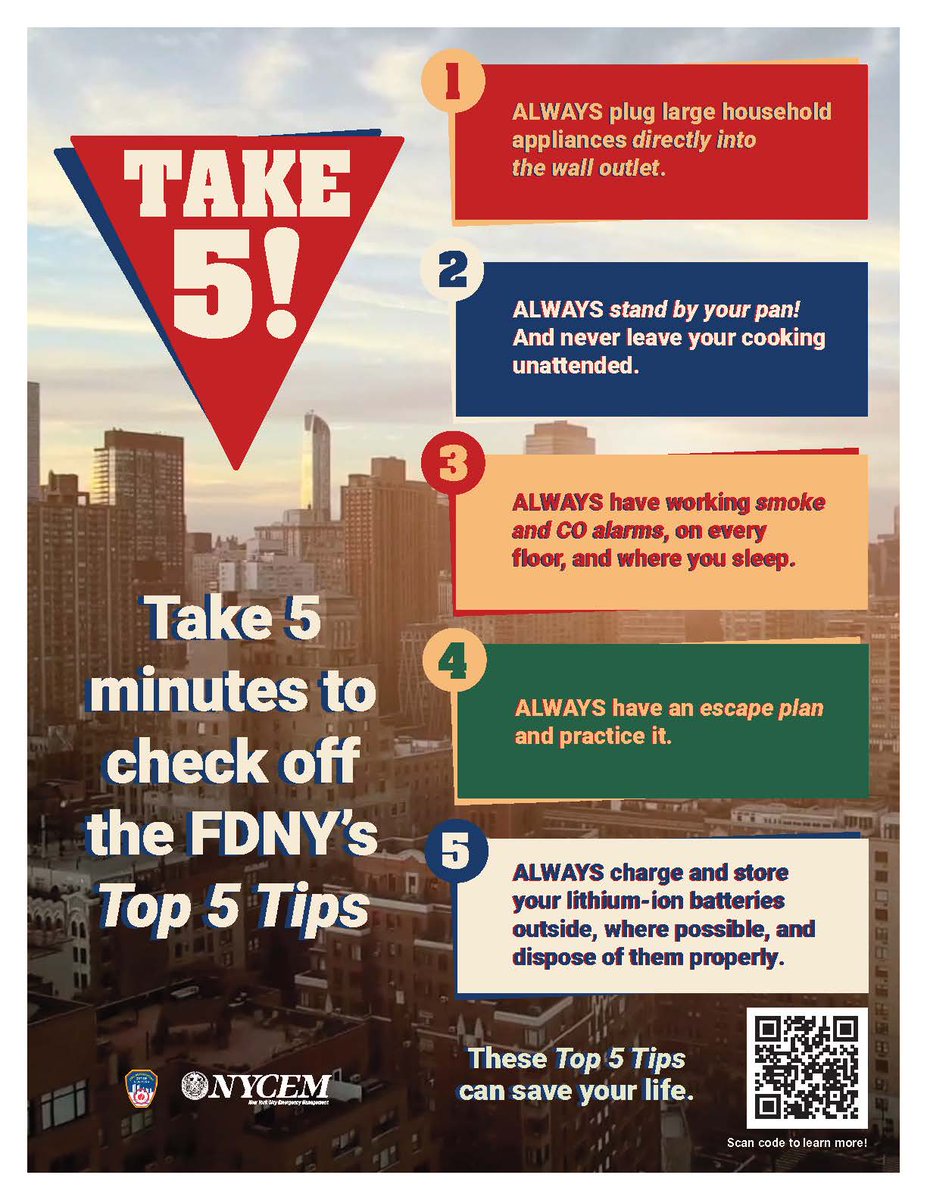 raisinghealth_'s tweet photo. This fall, we’re partnering with NYC Emergency Management and FDNY to raise awareness on ways that you can keep yourself and your loved ones safe from fires. It only takes 5 minutes to check, and it could make all the difference. https://t.co/JMK9WEvD3U