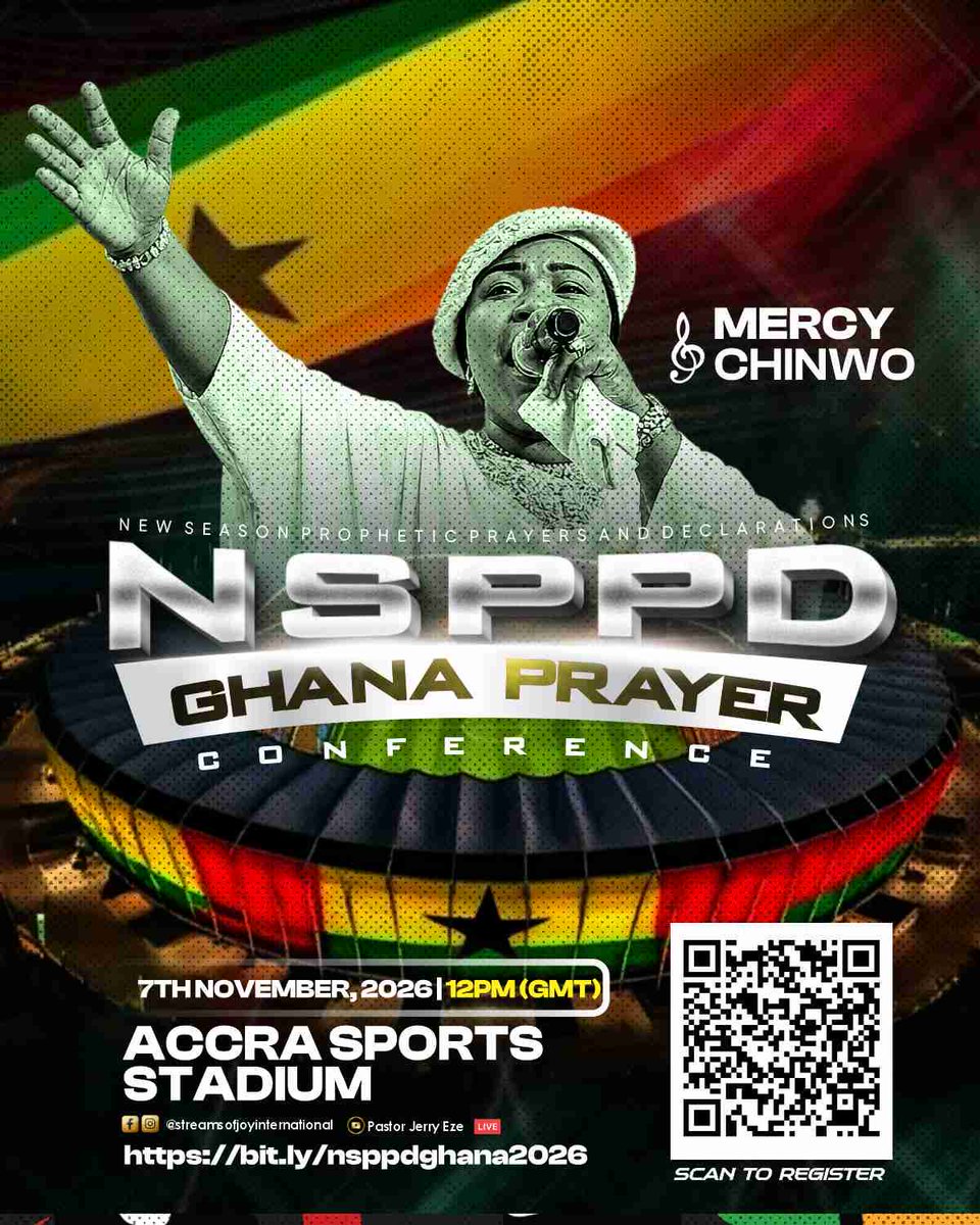 RealJerryEze's tweet photo. NSPPD GHANA PRAYER CONFERENCE 🔥🔥🔥
Who is getting Ready ???
Let’s go 🔥🔥🔥 https://t.co/wIbt2zsJeO