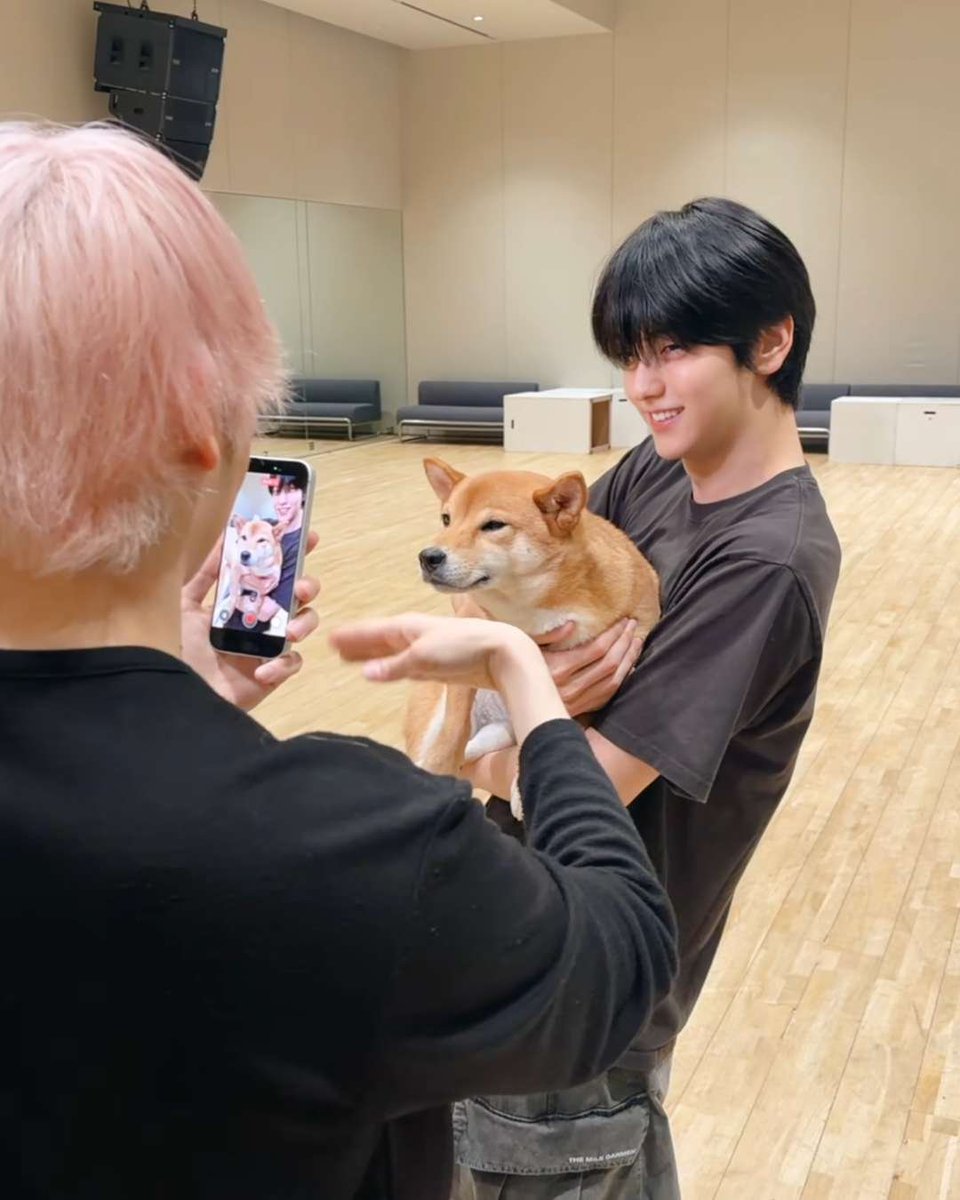 bin25ning's tweet photo. 자기가 사랑하는 강아지 안고서
사랑스럽게 다른 강아지(사람이지만) 쳐다보는거
그거 유죄야 너 https://t.co/hI8NKyAaAC