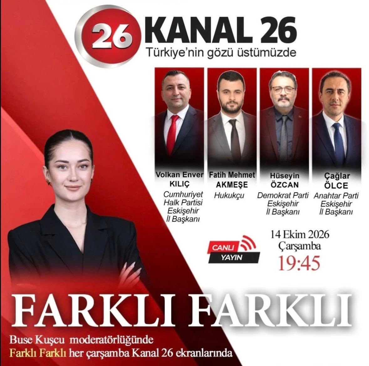 evolkankilic's tweet photo. "Farklı Farklı" programında değerli konuklarla birlikte gündemi değerlendireceğiz.

Ekran başında buluşmak dileğiyle... https://t.co/jGtavvmG3S
