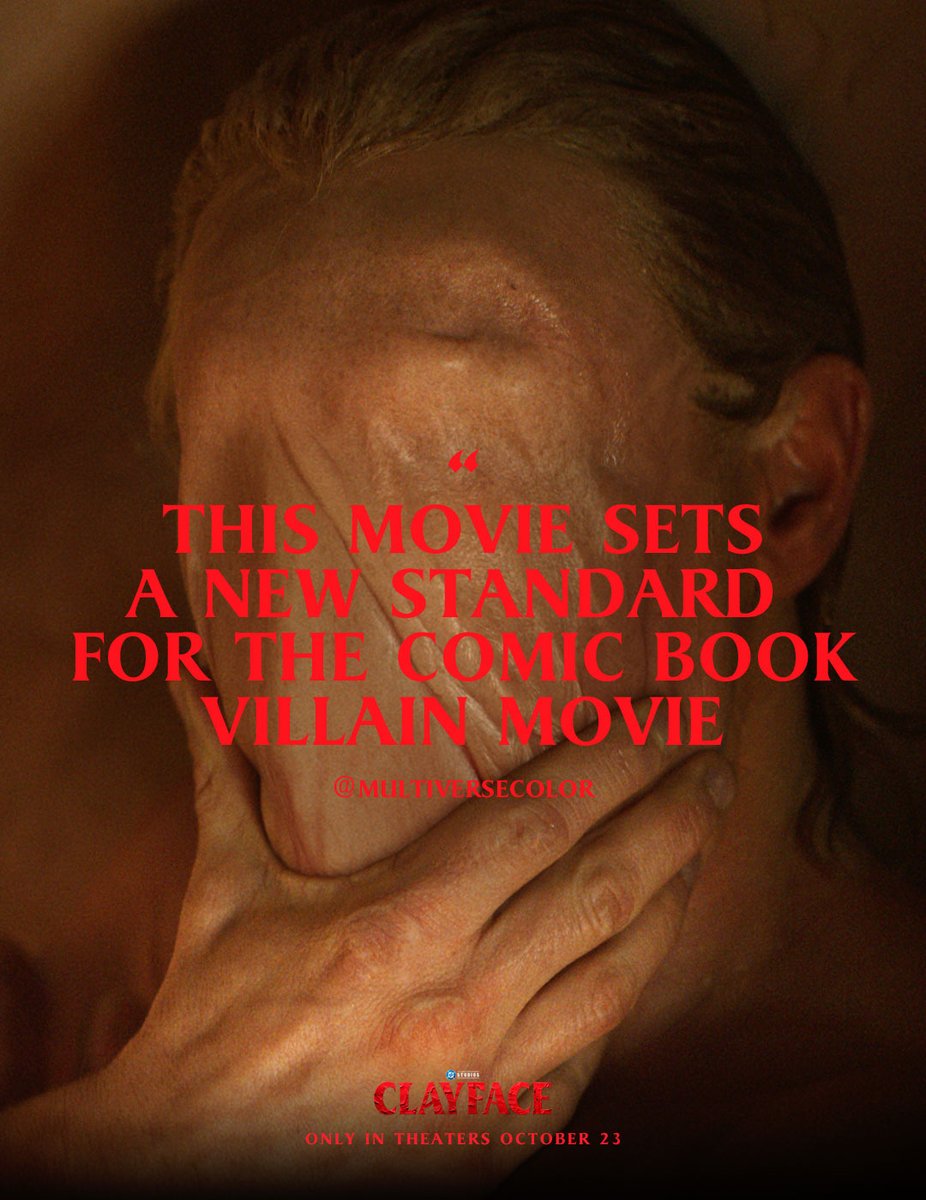 ClayfaceMovieDC's tweet photo. The people have spoken. See why audiences can’t keep their eyes off of #ClayfaceMovie - only in theaters October 23. Get tickets now. https://t.co/RiRZPoBDnQ https://t.co/JhnUbgQBS1