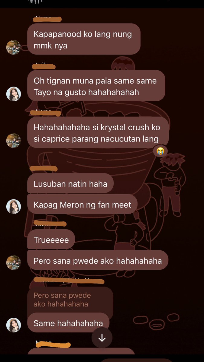 emstiay's tweet photo. what do you mean my friends know capkrys kahit hindi sila active sa social media. krystal and caprice will always be maka-masa talaga HAHAHAHA

hindi naman kami nag-uusap about them, kaya we had no idea na pare-pareho pala kaming kilala silang dalawa HAHAHAHA https://t.co/Rxkgv2WlHx