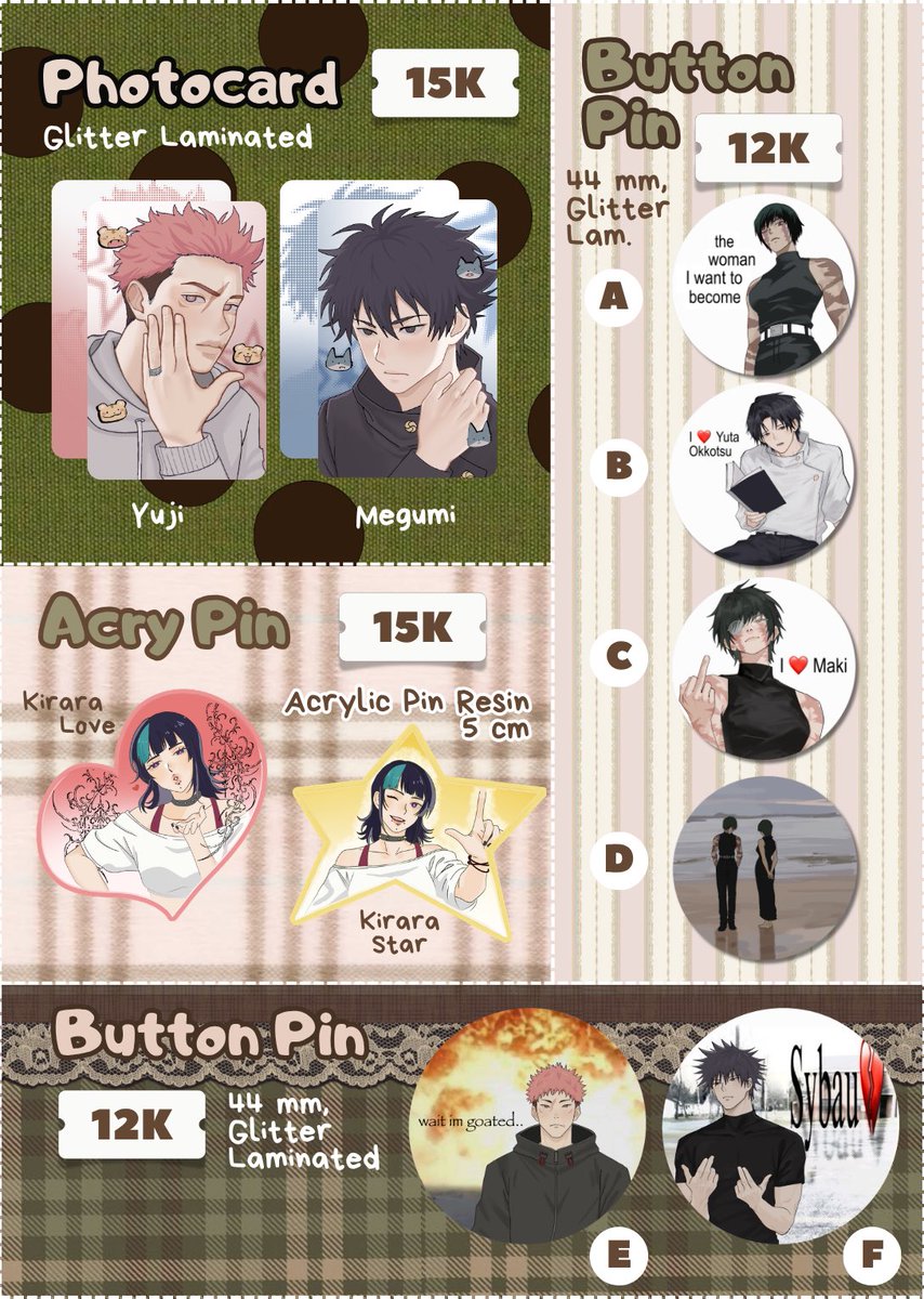 n11kotine's tweet photo. (🔁 + 🩷 appreciated!)

N11kotine’s #CF23 catalog pre order &amp; giveaway :3

🗓️14 - 24 Oct 
🐟 Booth J-25 TERIDI
🥊 Jujutsu Kaisen JJK, Frieren

🔗 https://t.co/l6yTQzmcsd

GA info below
#cf23catalogue https://t.co/JhzCjBj8Uc