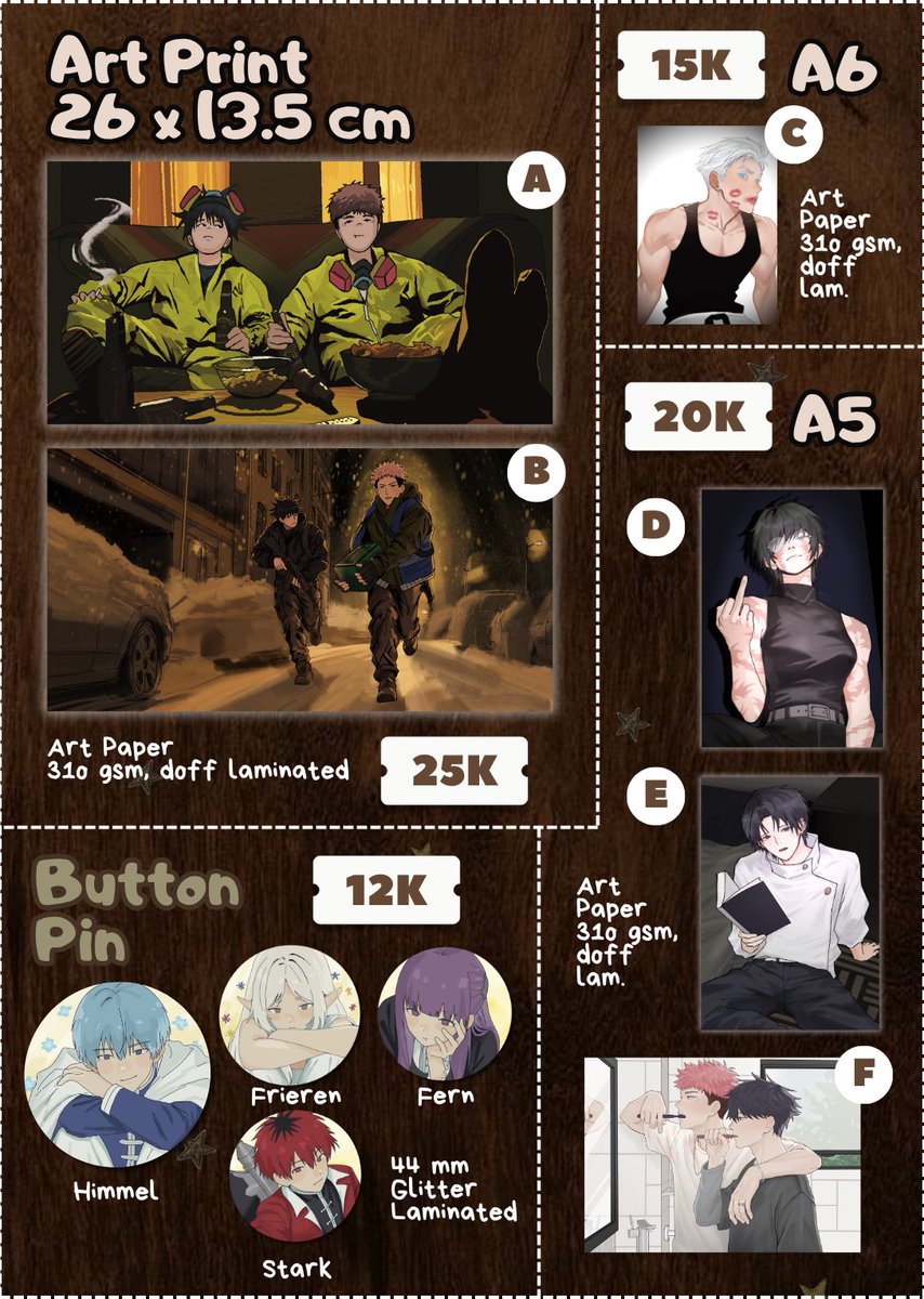 n11kotine's tweet photo. (🔁 + 🩷 appreciated!)

N11kotine’s #CF23 catalog pre order &amp; giveaway :3

🗓️14 - 24 Oct 
🐟 Booth J-25 TERIDI
🥊 Jujutsu Kaisen JJK, Frieren

🔗 https://t.co/l6yTQzmcsd

GA info below
#cf23catalogue https://t.co/JhzCjBj8Uc