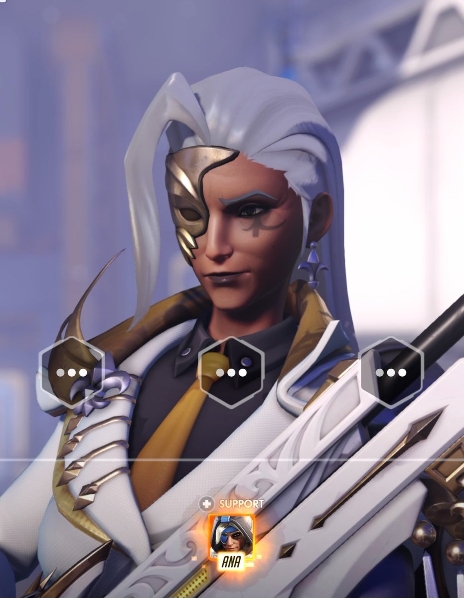 Sketchy_Hedgey's tweet photo. Listen I absolutely love this skin, but wtf is this hair texturing..this is like worse than OW1 hair?! https://t.co/zvMCuWfnsa