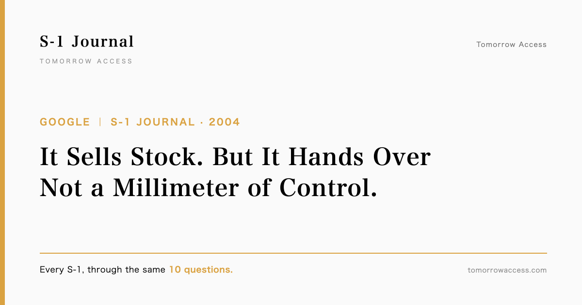 S1Journal_EN's tweet photo. $1,000 into Google at its 2004 first-day close was $141,181 as of the Oct 13 close. The same table holds Snowflake: from its 2020 first-day close, $1,000 was $1,409 on the same date, vs $2,515 in the S&amp;P 500 from Snowflake's first day. I track both, wins and misses. https://t.co/asPdP03YfY