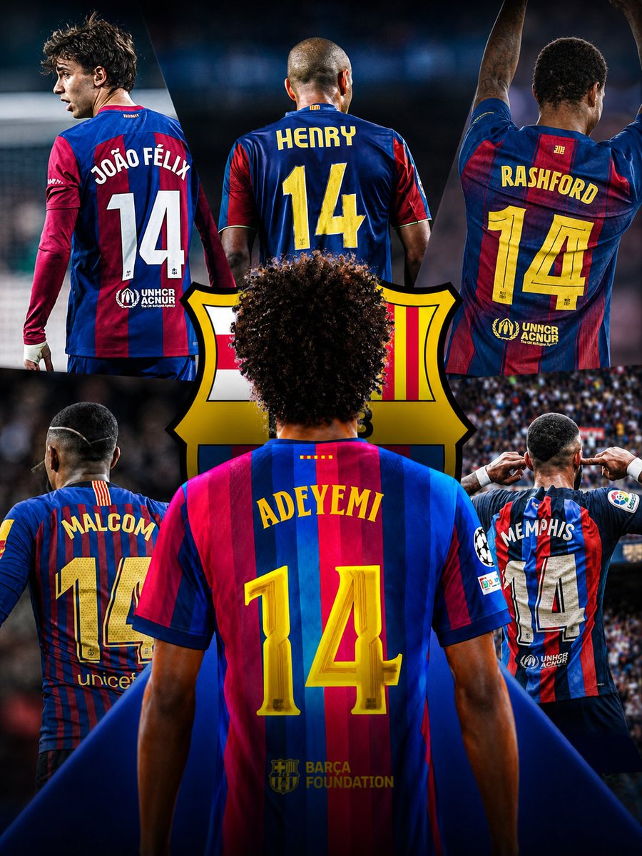 Aminu___umar's tweet photo. 💙❤️ Today is the 14th! 🔥

Let's celebrate Barça's legendary No. 14s throughout the years! 

Which one is your favourite? 👀 https://t.co/2mIC8I42PH