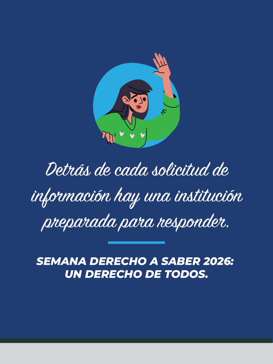 MapRDo's tweet photo. ¿Sabías que las Oficinas de Acceso a la Información (OAI) desempeñan un papel fundamental para garantizar el derecho de la ciudadanía a conocer la información pública?

Semana Derecho a Saber 2026 | Un derecho de todos y todas.
#ÉticayTransparencia https://t.co/2vP1HxwKD8