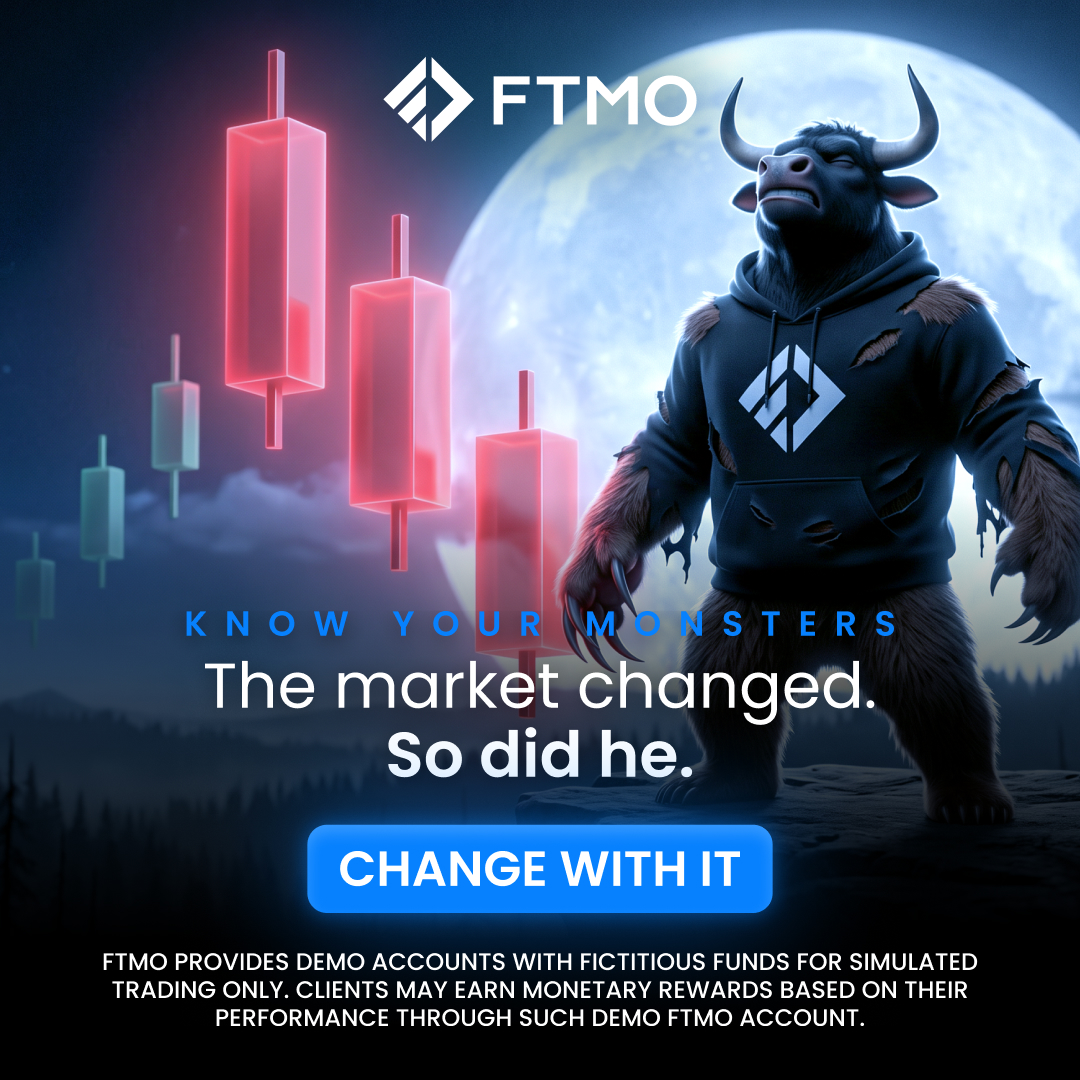 FTMO_com's tweet photo. Every trader knows these monsters: fear, revenge trades, moved stops. This Halloween, trade with discipline, not panic.