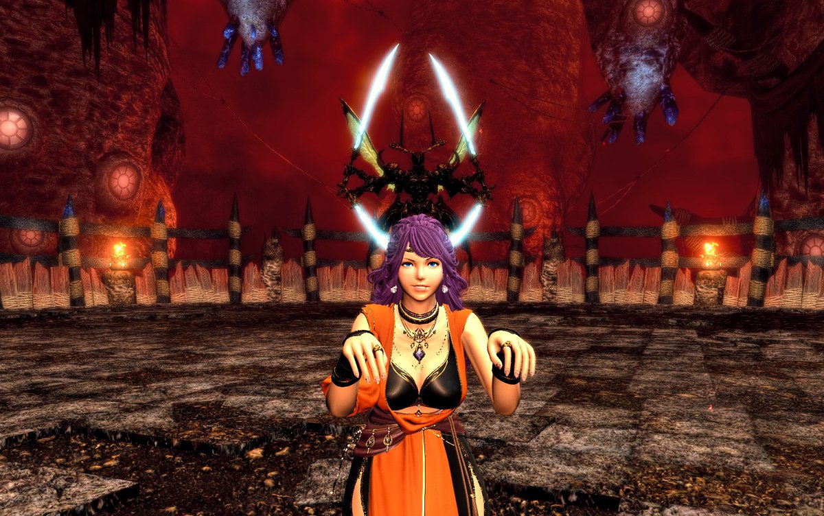 Snowy_Doodles's tweet photo. "Who's scared of the big ol' bug--he's right behind me, isn't he?"#woltober2026 Day 12: Insect #ffxivgpose #ffxivwol #FFXIVScreenshots #gpose #FinalFantasyXIV #gposers #ffxiv #ffxivonline #ffxivmeme https://t.co/PIhE5H5OjQ