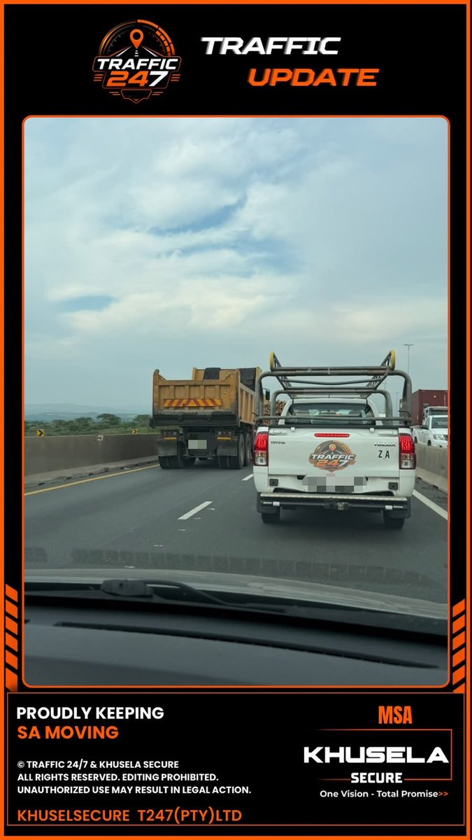 Traffic247_NP's tweet photo. 𝗞𝘄𝗮𝗭𝘂𝗹𝘂 𝗡𝗮𝘁𝗮𝗹
https://t.co/YSPUToaaBb
Heavy Traffic at above location on N3 Durban Bound before Ashburton. No incidents just backlog of traffic  
📸 𝗠𝗦𝗔
15:50 • October 14
𝗞𝗵𝘂𝘀𝗲𝗹𝗮𝗦𝗲𝗰𝘂𝗿𝗲, 𝗧𝟮𝟰𝟳(𝗣𝘁𝘆)𝗟𝘁𝗱 https://t.co/e2jV0BKUwU