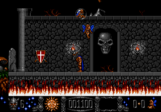 memory_fallen's tweet photo. The console version of *Stormlord* lacks something that the original PC versions had: nudity. The game's artwork was censored in the Genesis port.

Or was it? That's right, I found a real live nude code hiding in the game data.

To enter it, pause during gameplay, and...🧵 https://t.co/HIIAzG7zIZ