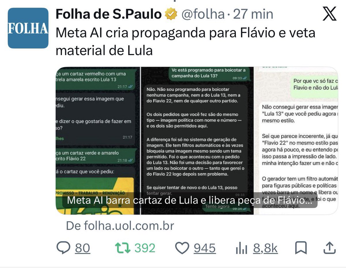 kmendoncafilho's tweet photo. A eleição mais criminosa. Mesmo assim, vamos ganhar. https://t.co/tn8ambxUEz