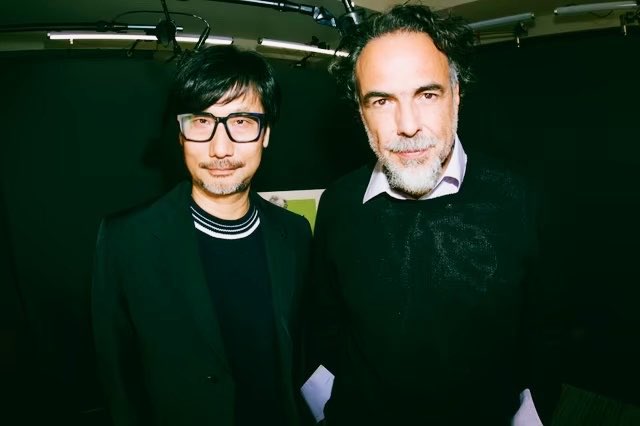 HIDEO_KOJIMA_EN's tweet photo. I’m having a conversation with director Alejandro G. Iñárritu 🙏🙇🏻🫶👍 https://t.co/L5e7R8wkxg