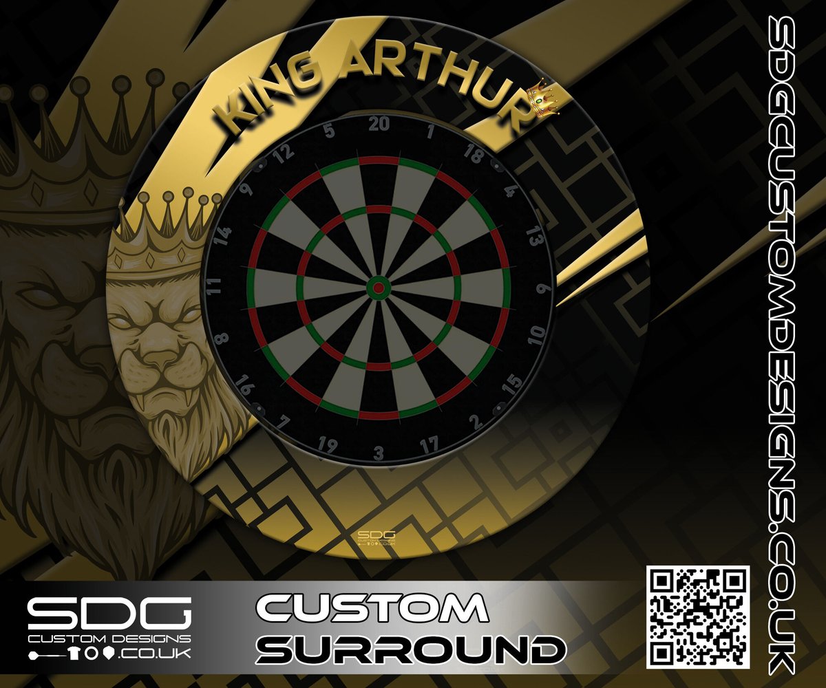 SDG_Custom_Des's tweet photo. Your board. Your colours. Your surround. 🎯
Use your player branding, team identity or own design across the surround.
Create yours - link in comments 👇
#SDGCustomDesigns #DartboardSurround #DartsRoom #CustomDarts #GrassrootsToGreatness https://t.co/WBFGRJMloP