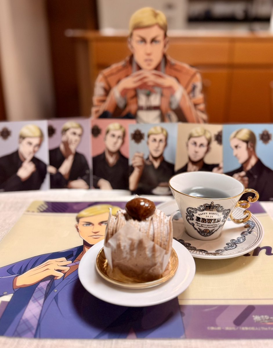 tunetuneTvT's tweet photo. #エルヴィン・スミス生誕祭2026
エルヴィンお誕生日おめでとう��！！！🥳✨🎈
今年もお祝い出来て幸せです！😭✨
(今からぼっち生誕祭を始める……！笑) https://t.co/FHvyKkxLAK