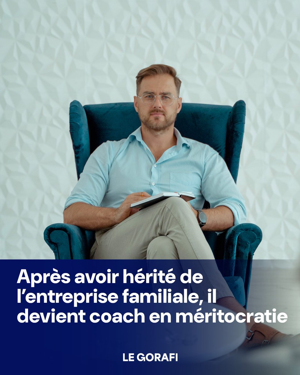 le_gorafi's tweet photo. Après avoir hérité de l’entreprise familiale, il devient coach en méritocratie https://t.co/R2qmWAjpgW