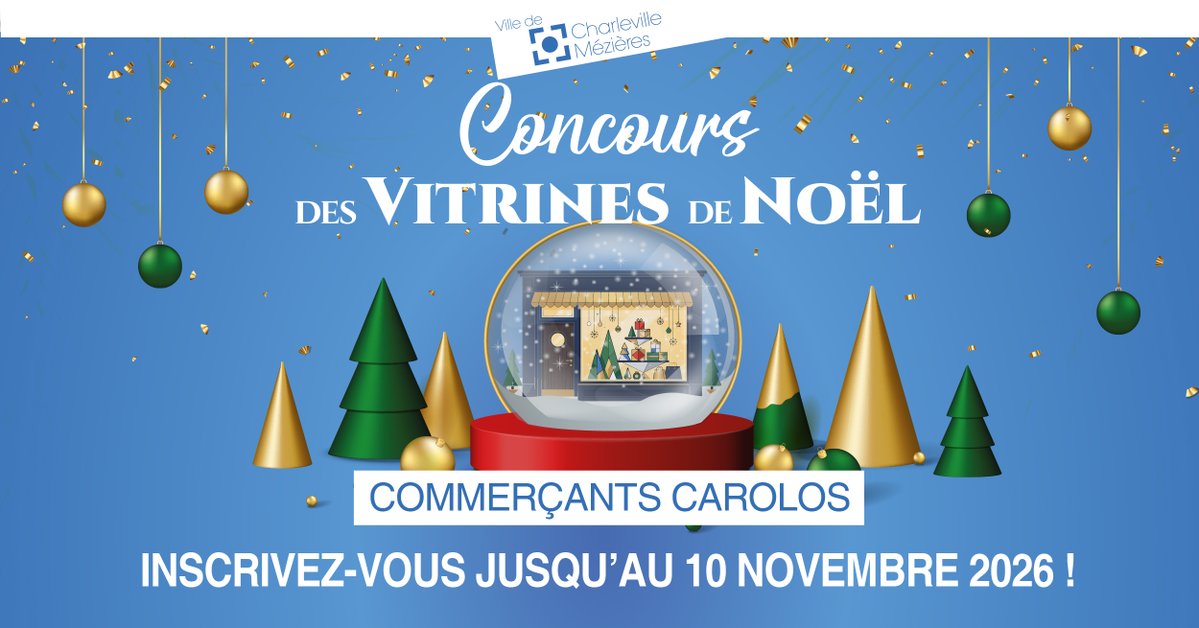 VilledeCMz's tweet photo. ✨ Cette année, la @VilledeCMz lance un concours de vitrines et de devantures de Noël, avec plusieurs lots à gagner ! À vous de jouer pour faire vivre la magie de Noël dans vos quartiers et participer à l’ambiance des fêtes dans toute la ville 👉 https://t.co/qUcN9G49zS https://t.co/0cqcR4ni0o
