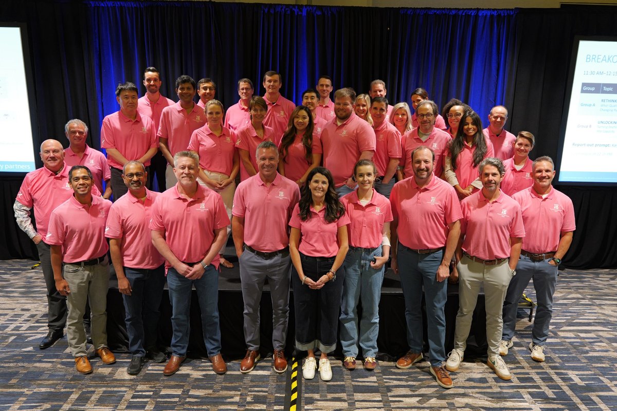 Rad_Partners's tweet photo. Our Practice Presidents are meeting this week, wearing pink and giving back in support of Pink Ribbon Good and Bridge Breast Network. 

We’re grateful for the opportunity to support organizations that do so much for individuals and families affected by breast cancer. https://t.co/VFKvbF15EF