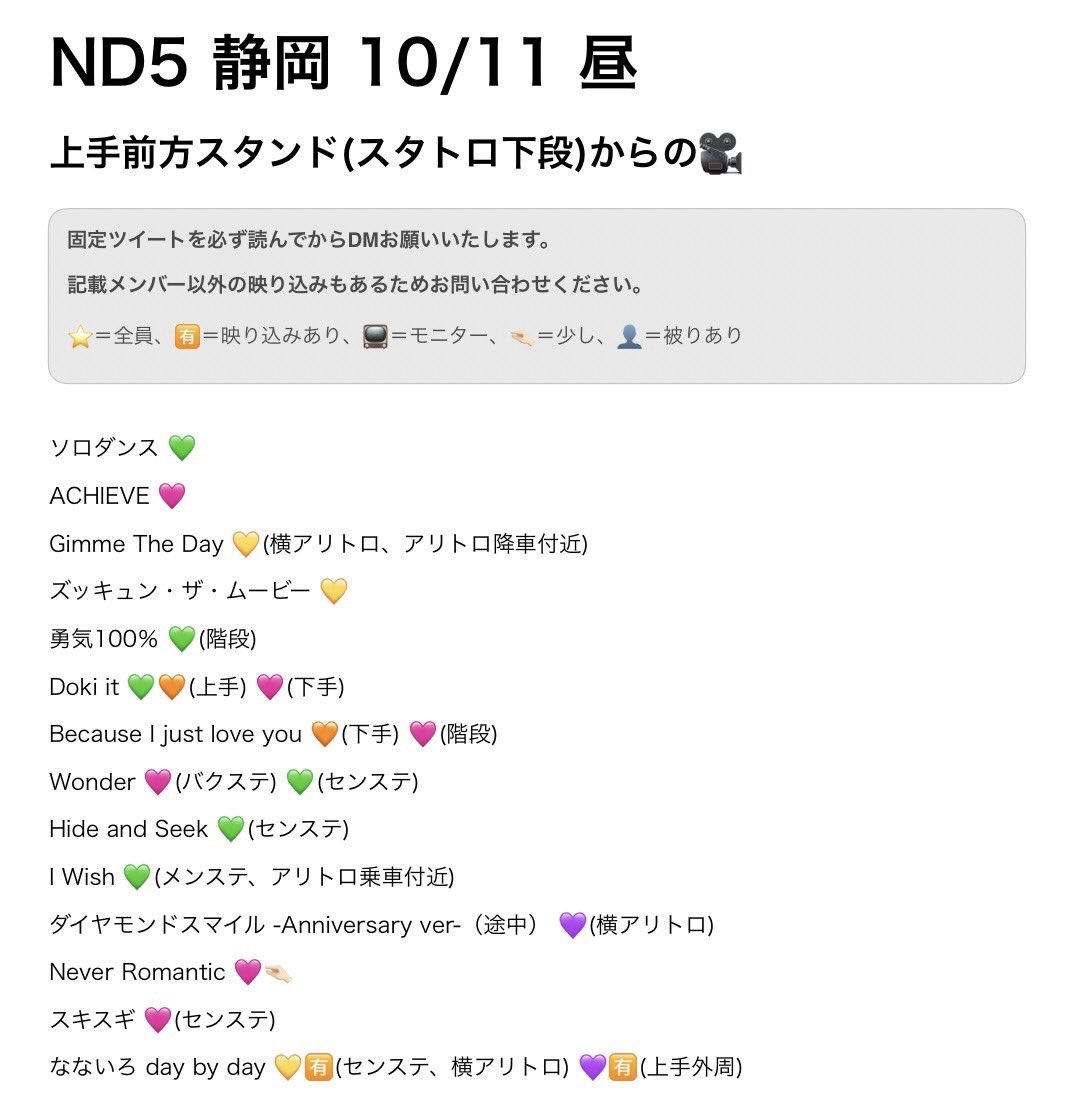 nyan12pi's tweet photo. 728👦🏻 🎥 青争岡 🍵 ND5⃣
⑩/⑪ ①⓪/①① ⑩/⑫ ①⓪/①② 🌇☀️🌃🌙

🐿ト
2画角あり〼
🐚🐦��棒の肩は📮確認後DⓂ️まで

西🎌 o西🌠 長o 道🌿 高🌉 o🌉 🗻原
❤️ 🧡 💛 🩷 💜 💚 💙 https://t.co/hGfefp8IWO