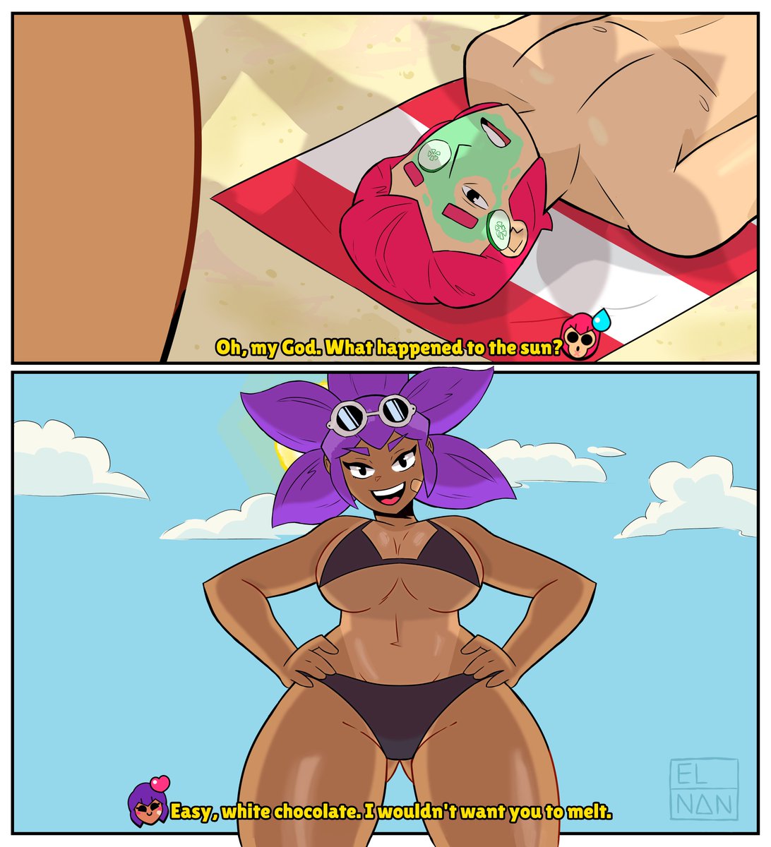 ELNAN_ART's tweet photo. A little bit of Sholt to my friend @Ainhoaa_XD
#BrawlStars #BrawlStarsArt https://t.co/6UCLDZG2NW