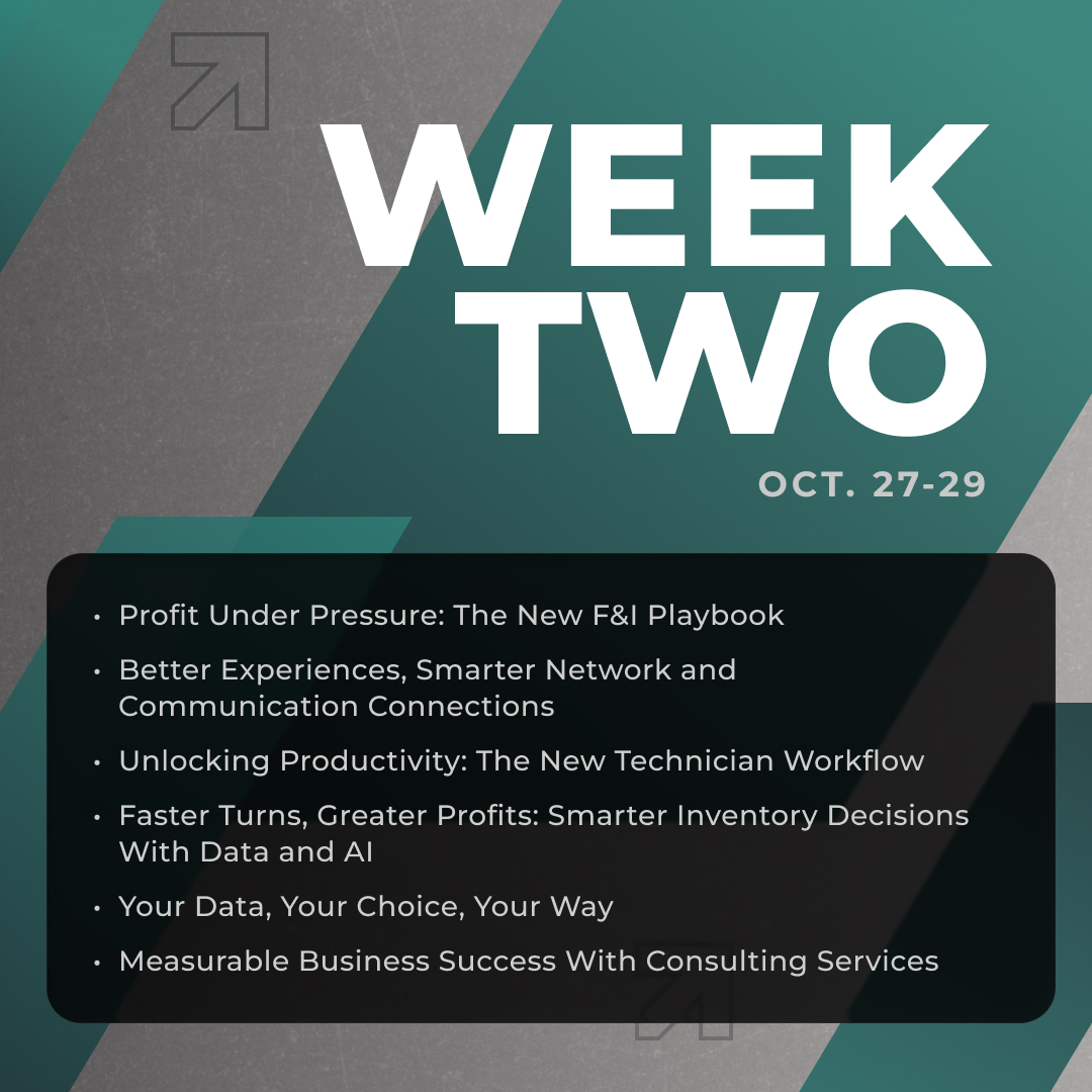 CDKGlobal's tweet photo. We retooled #CDKCONNECT to deliver what you need, the way you want it — in targeted, 15-minute briefings. 

Explore all 12 now and register for the ones that matter most to your dealership. ⤵️ 
https://t.co/Uf4Y7rcMFD

#Dealership #CarSales https://t.co/qSk0DvqX7F