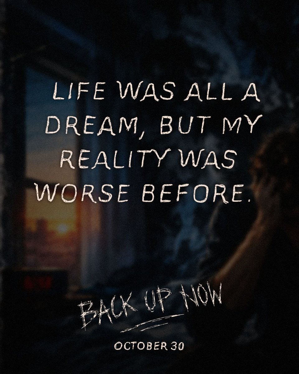 XDannyThomasX's tweet photo. "Life was all a dream, but my reality was worse before." Back Up Now, 10/30. 
#BackUpNow #DannyThomas #NewMusic #Alternative https://t.co/9TKi5pw6pt