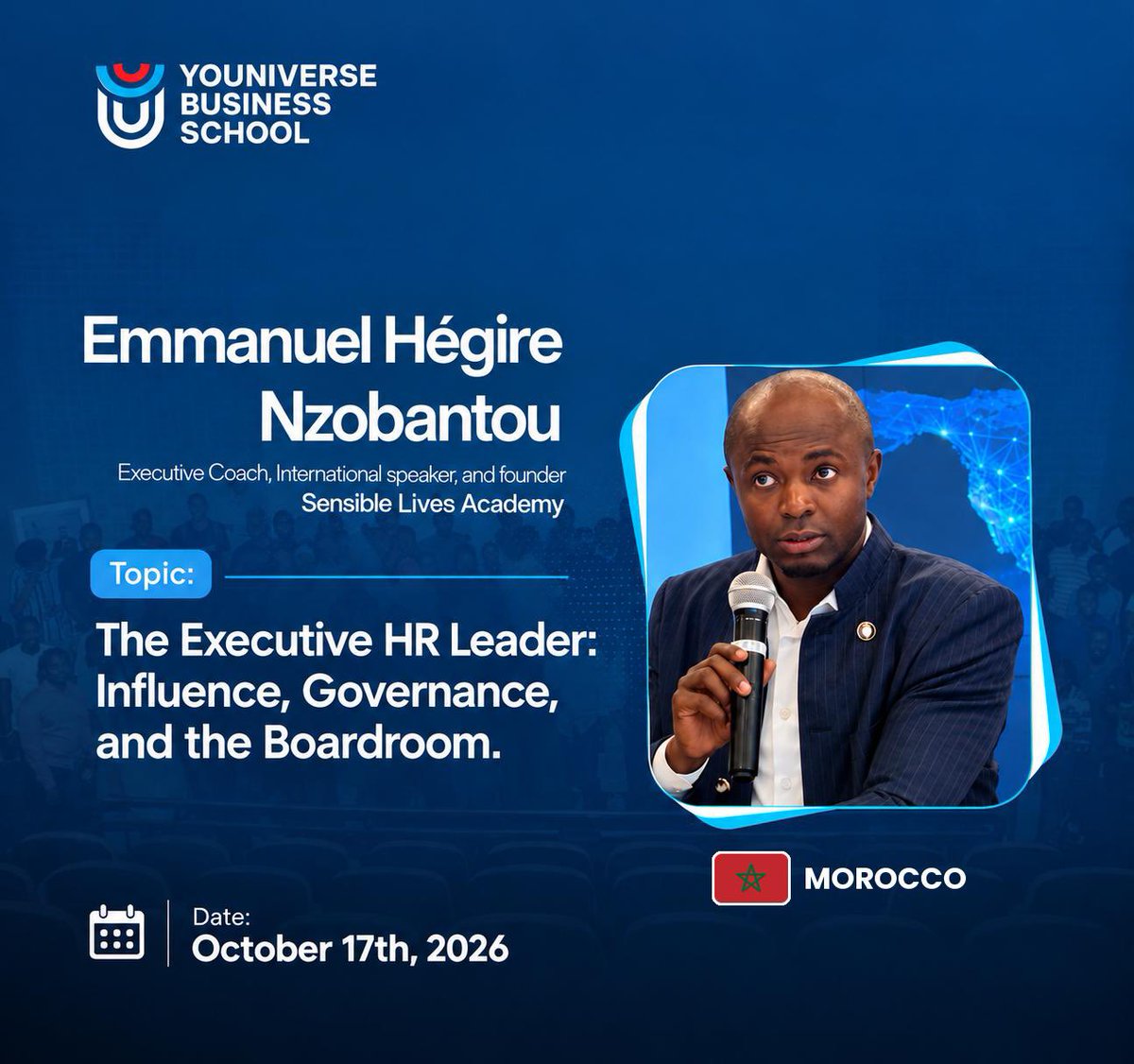 yb_school's tweet photo. This Saturday, our October cohort at Youniverse Business School will participate in a webinar series on The Executive HR Leader: Influence, Governance, and the Boardroom.

Applications are now open for the next cohort. Register to participate via https://t.co/LnyBRpe5Jo. https://t.co/TTIvMVvjVn