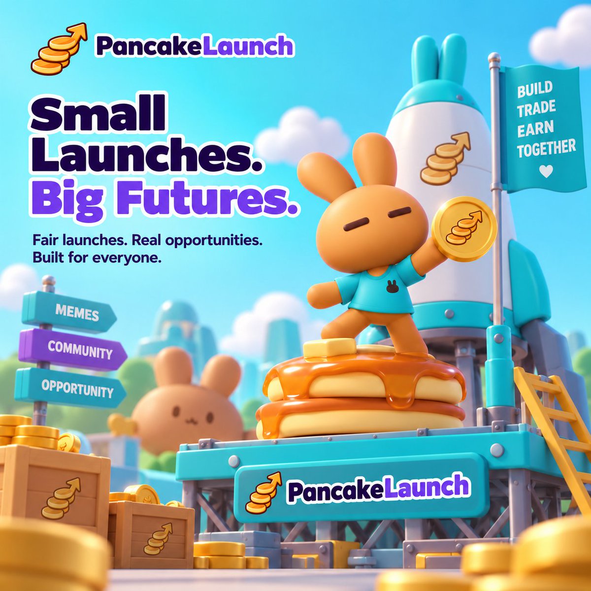 PancakeLaunch's tweet photo. the pancakes are in control 🥞 https://t.co/hmInsj4wPf