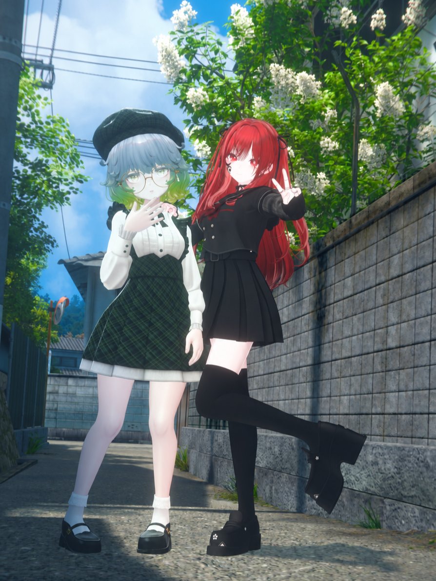 Nadeco104V's tweet photo. with:@macha_JP14

#VRChatPhotography #VRChat #Nagi3D https://t.co/TMWF5NRwt3
