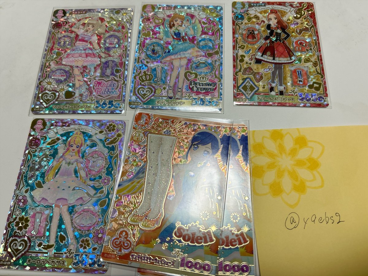 y9ebs2's tweet photo. アイカツ アイカツアンコール 交換
【譲】 1枚目

【求】２、3枚目

名古屋市内手渡し交換の方優先、郵送🉑

検索からでも気軽にお声かけください☺️ https://t.co/gSnweNRGe9