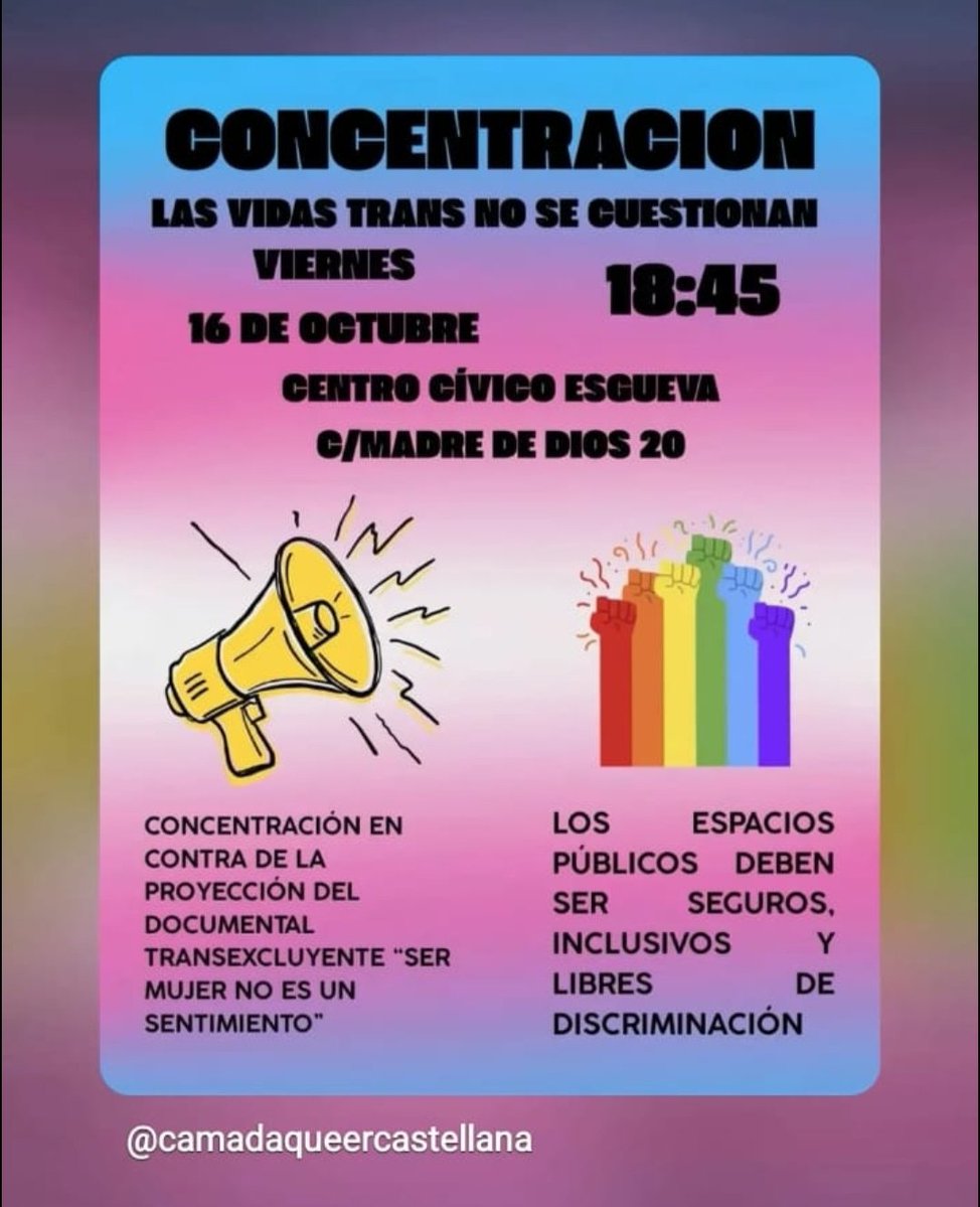 NuriaCSopena's tweet photo. Frente a la intimidación, la cancelación y el odio. Verdad, ciencia y feminismo.

Os invito este viernes 16/10 a que me acompañéis junto a @malvafeministas a ver mi documental https://t.co/s5svdcjcwf y juzguéis quién manipula.

¡Nos vemos! https://t.co/BUN1NbtFV0