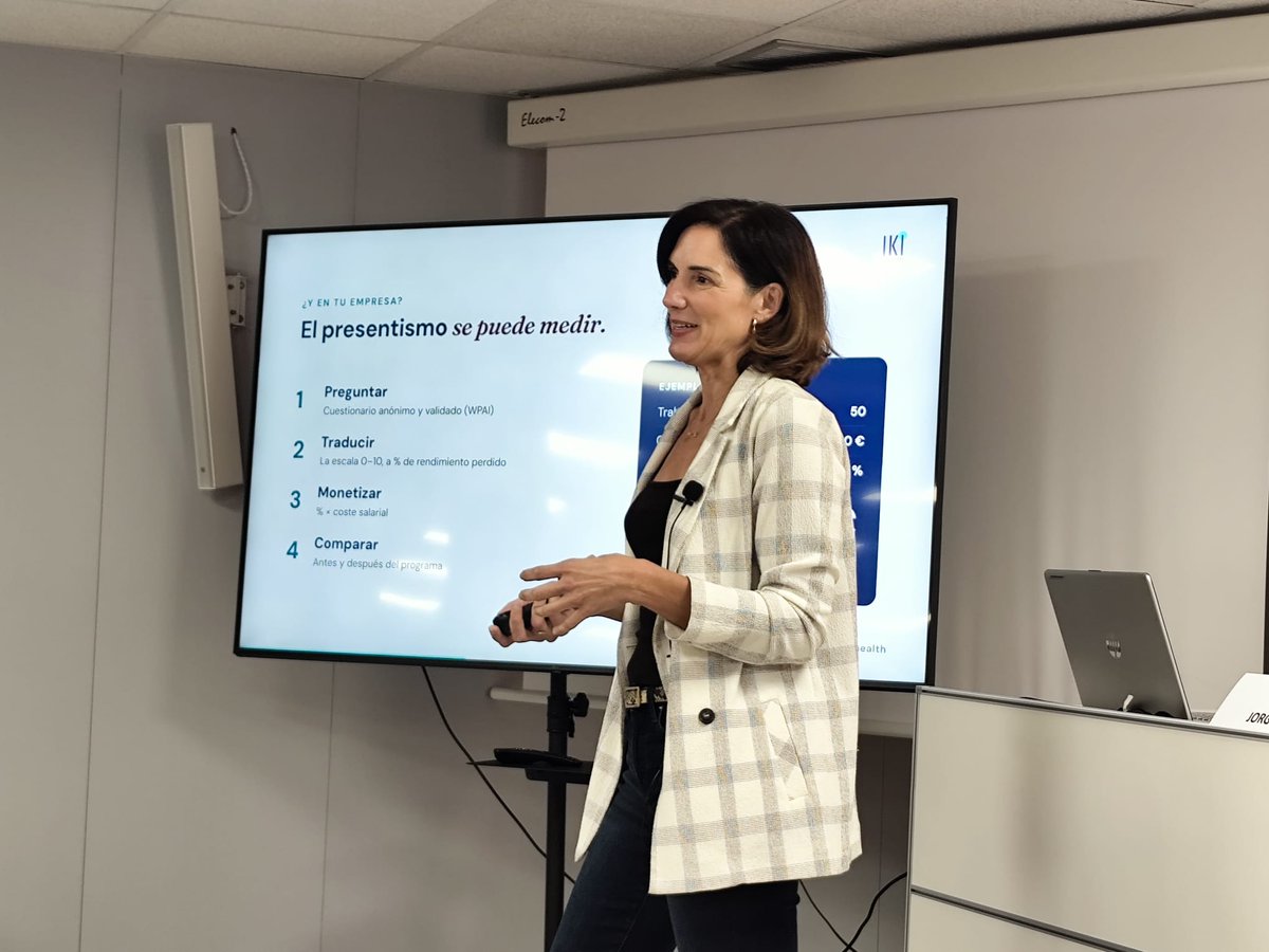 CAEB's tweet photo. 🧠 SALUD PSICOSOCIAL Y BIENESTAR EN LA ERA DE LA IA⬇️

Hoy en CAEB, nueva jornada para reflexionar sobre los #retos que plantea la #salud #psicosocial en las empresas y la importancia de integrar el #bienestar de las #personas en la #estrategia empresarial.

En un entorno marcado por la transformación digital y la #inteligenciaartificial, cuidar de las personas es también invertir en compromiso, productividad y competitividad empresarial.

🎤Durante la jornada hemos contado con las aportaciones de destacados profesionales que han compartido conocimiento, experiencias y buenas prácticas:

🔹 Jorge Tubío, CEO de #Beon y #Mentallylab , sobre la conexión entre salud psicosocial y estrategia de bienestar empresarial.

🔹 Daniel Tapial, Business Development Director de #FullAudit, sobre bienestar emocional e ISO 45001.

🔹 César Gamio, CEO de #Dharma Wellbeing, sobre liderazgo y adaptación en la era de la inteligencia artificial.

🔹 Asier Arriaga, Global Manager de Comply en #Affor Health, sobre inteligencia artificial y salud mental en el trabajo.

🔹 Angélica Rojo, Senior Manager Health & Safety Inclusive Collection EAME South en @hyatt , sobre la gestión práctica de los aspectos psicosociales en la empresa.

🔹 @drapuiggros Puiggrós, fundadora y CEO de @iki_health_group, sobre salud femenina, para avanzar hacia una gestión más integral de la salud laboral.

🔸La jornada ha contado también con la participación de Coloma Capó, directora del Instituto Balear de Seguridad y Salud Laboral #IBASSAL

🌟Desde CAEB seguimos trabajando, con el apoyo del #IBASSAL, para promover un modelo de empresa segura, saludable y sostenible, en el que la prevención, el bienestar y la gestión de las personas ocupen un lugar estratégico.

👏Gracias a @beon_red y Full Audit por la colaboración prestada en la organización de esta jornada! Seguimos!

#CAEB #CAEBprl #SaludLaboral #EmpresaSaludable #Bienestar #Baleares