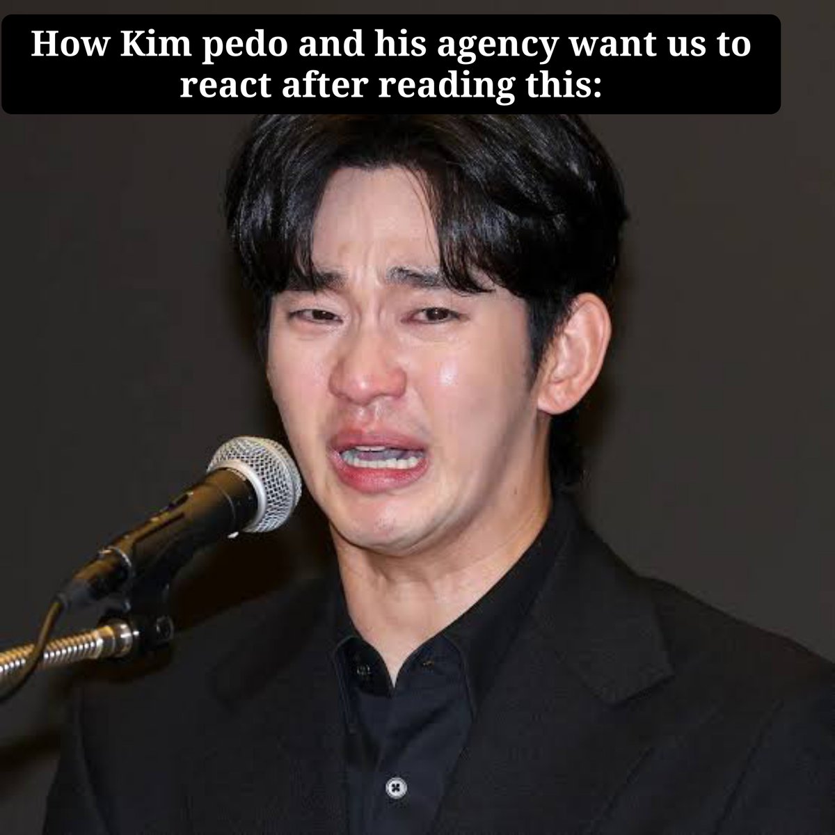 hmhmhm1912's tweet photo. KIM SOOHYUN IS A PEDOPHILE and everyone already knows that. Cry about it. https://t.co/CT9fVgQrq4